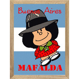 Mafalda Cuadros Poster Comic Cartel    L163