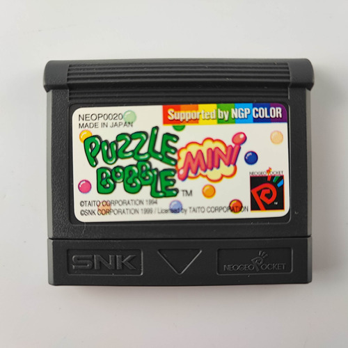 Puzzle Bobble Mini Snk Neo Geo Pocket