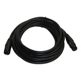 Cable De Micrófono Xlr, Profesional Alta Calidad 10 Mts. Color Negro