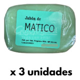  Jabon De Matico Natural Curativo 3 Unidades