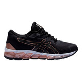 Zapatillas Asics Running Mujer Quantum 360 Negro-rosa Ras