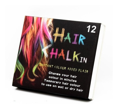 Tizas Para Pintar Teñir El Pelo Hair Chalk X 12 Unidades