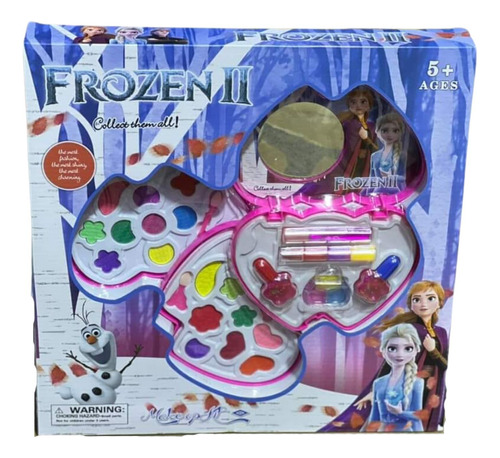 Kit Estojo De Maquiagem Infantil Grande Frozen 2