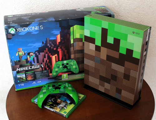 Xbox One S 1tb Minecraft Limited Edition