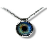 Collar De Ojo Iris, Personalizado Con Tu Foto
