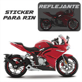 Sticker Rin Reflejantes Italika Vort-x 300r R17 + Regalo