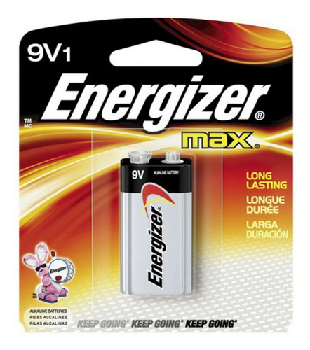 Pila Alcalina 9v Cuadrada Energizer Max