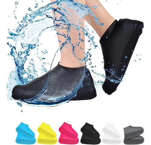 Protector Cubre Zapatos Tenis Silicon Impermeable Lluvia 