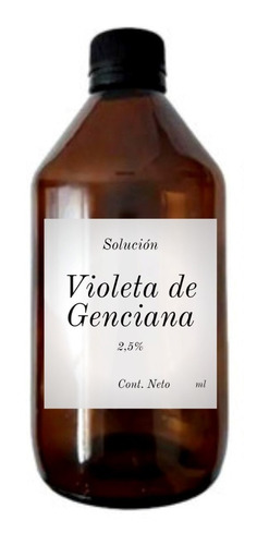 Violeta De Genciana Puro X 1 Litro 2,5% (real) Uso Prof.