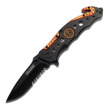 Cuchillo Tactico Plegable Con Resorte De Ojo De Serpiente C