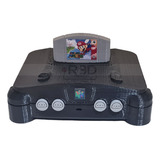 Case Nintendo 64 Com Cartucho Para Raspberry Pi3 N64