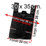 Bolsa Camiseta Para Basura 30x35 - 100 Un