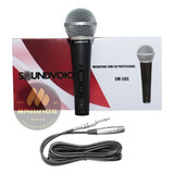 Microfone Com Fio Soundvoice Sm58s