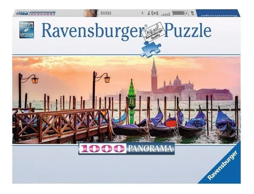 Rompecabezas Ravensburger  1000  Gondolas En Venecia