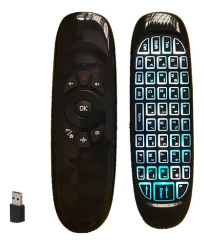 Mini Teclado Inalámbrico Ratón Aire Tv Remote Pc Proyector