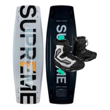 Combo De Wakeboard Tabla Ronix Supreme C/ Ronix One White