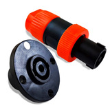 Conector Plug Speakon Macho E Fêmea O Par