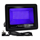 Foco Led Proyector Uv Luz Ultravioleta 50w Fiesta Fluor