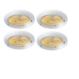 Paquete Lampara Led Ventilador Techo Luz Blanca Socket 4 Pzs