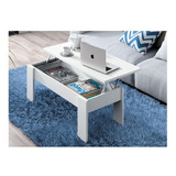 Mesa Ratona Elevable De Centro Moderna Living Fabrica Me-207