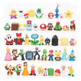 48pcs Super Mario Bros Mini Figura Juguete Modelo Regalo