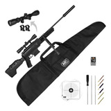 Carabina Black Ops 5.5 C/ Gásram 60kg + Luneta Pac 3-9x40