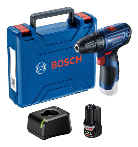 Atornillador Inalámbrico Bosch Gsr120li 12v C. Maletin Y Bat Color Azul Frecuencia 0-400/1.500