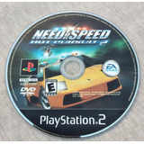 Video Juego Ps 2, Need For Speed, Hot Persuit 2, Sony  