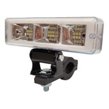 Faro Auxiliar Barra Led P/moto Luz Colores 1400lm C/estrobo