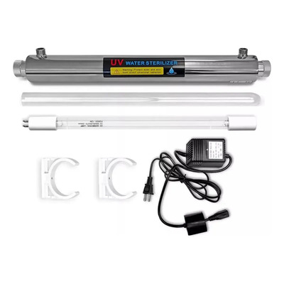 Lampara Luz Ultravioleta 25 Watts Aceroinoxidable 22 Lpm 4p Aceroinox | Meses sin interés