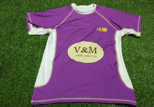 Camiseta Rugby Violeta # 8