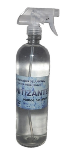 Sanitizante Cuaternario De Amonio 4ta Generacion 1 Lt 3 Pzas