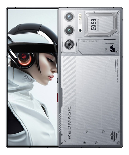 Nubia Redmagic 9 Pro 5g Smartphone 16gb Ram 512gb Rom Snowfall Global Versión Snapdragon 8 Gen 3 Udc 6.8'' 50mp 6500mah Nfc
