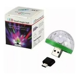 Luces Led Para Animar Fiestas Bola Usb Boliche Audioritmica