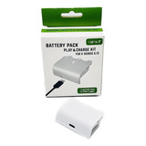 Bateria + Carregador P/ Controle Xbox One X-series X/s Branc