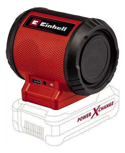 Parlante Inalámbrico Usb Einhell Bluetooth Tc-sr 18 Li Solo