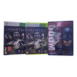 Combo Injustice + Filme Liga Da Justiça Doom Xbox 360 Usado