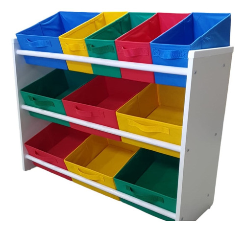 Organizador Infantil  Para Brinquedos Com 11 Caixas