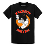 Polera Kakaroto Saiyan Dragon Ball Hombre Oversize Grafimax