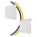 Combo Panel Calefactor 500w C/toallero + Panel 500w C