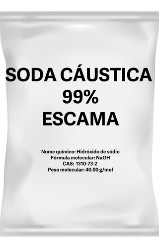 Soda Escama Para Sabao Caseiro 99% 1kg