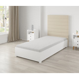 Base Para Cama Solteiro Mdf/mdp Jupiter Branco Diwt