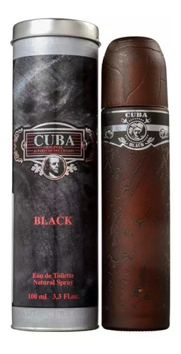 Perfume Cuba Black 100 Ml - Lacrado - Selo Adipec