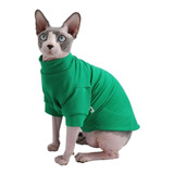 Sphynx Camisetas De Algodon Sin Pelo Para Gatos, Ropa Para 