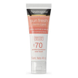 Protetor Solar Neutrogena Sun Fresh Dry Skin S/cor Fps70 40g