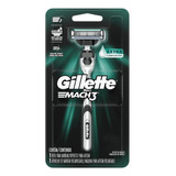 Máquina Para Afeitar Gillette Mach3 Recargable + 1 Cartucho