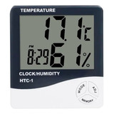 Reloj Termohigrometro Digital Sensor Temperatura Y Humedad