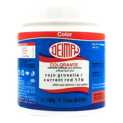 Colorante En Polvo Rojo Grosella (170) 100 G | MercadoLibre