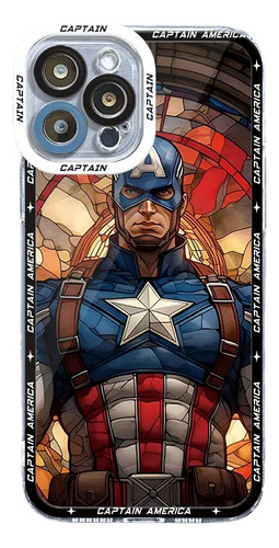 Funda Para iPhone SE 12 Mini 11 13 14 15 Marvel