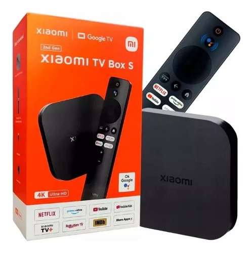  Xiaomi Mi Box S De Voz 4k Hdmi Wi-fi Chromecast Original